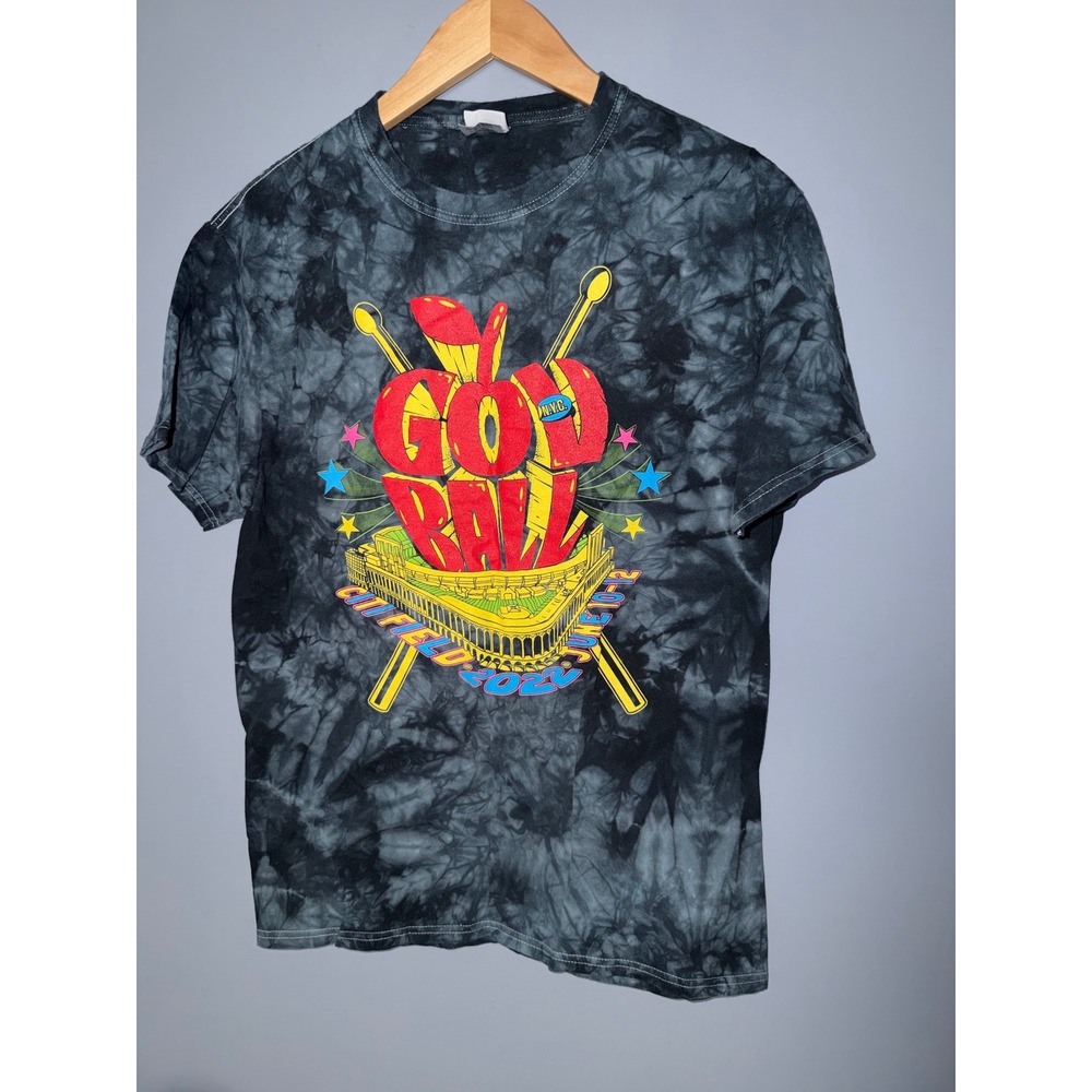 Governors Ball 2022 Music Festival Tie Dye Shirt Kid Cudi Halsey J Cole Medium